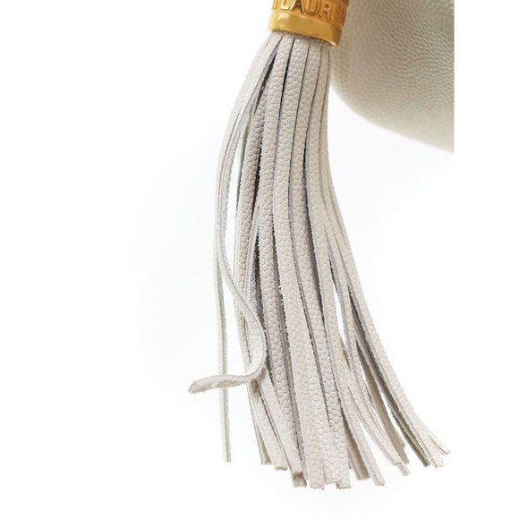 Saint Laurent Paris Lou Mini Bag Shoulder Bag Ivory Black - Picture 8 of 9